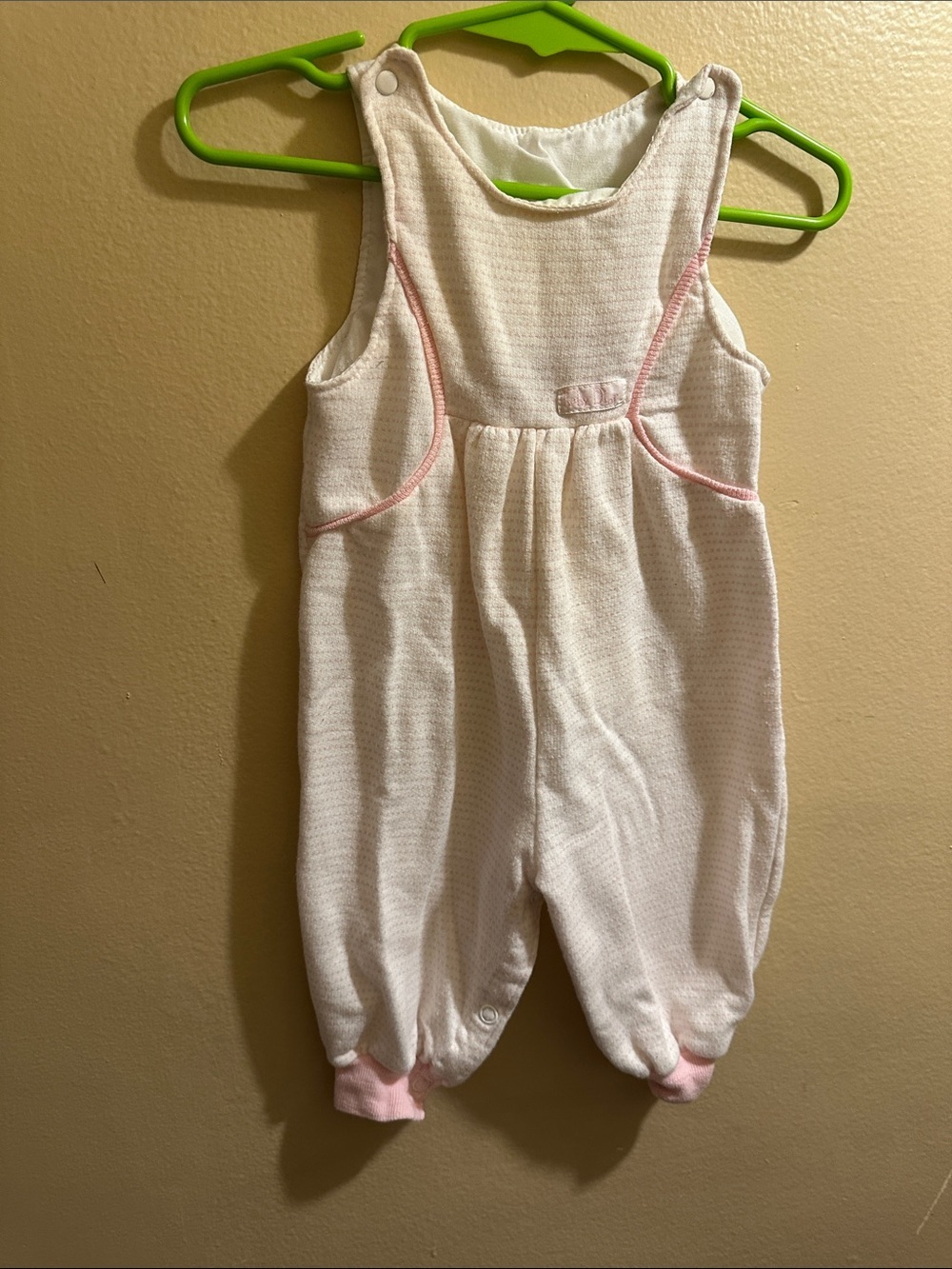 baby Dior Pink Knit One-Piece
